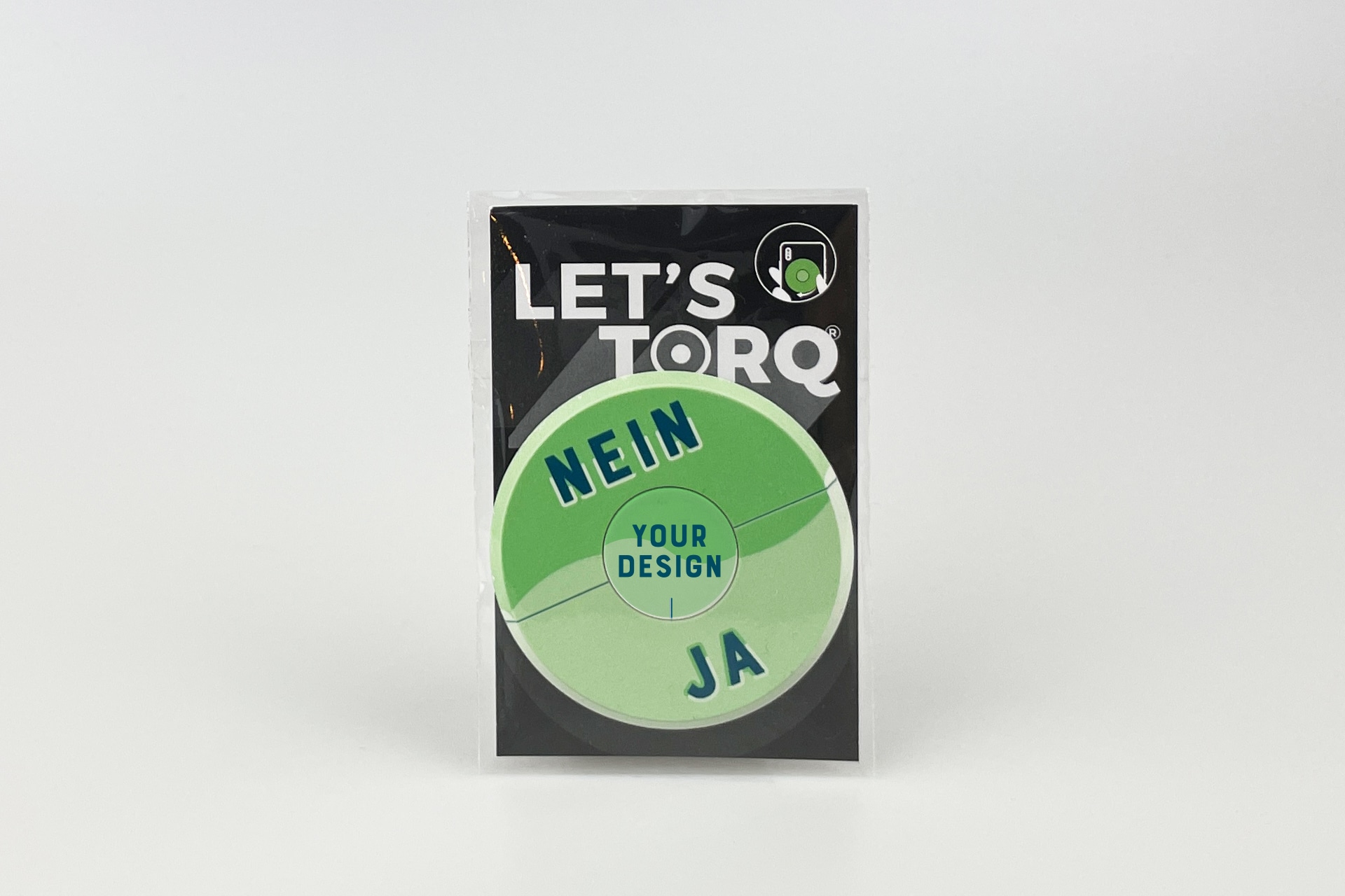 TORQ - Analogue games for smartphones: Design sample "Ja/Nein"