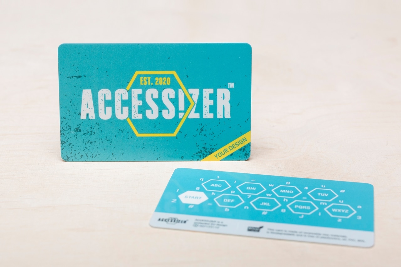 Accessizer - Password trainer without plastic - printed with your design