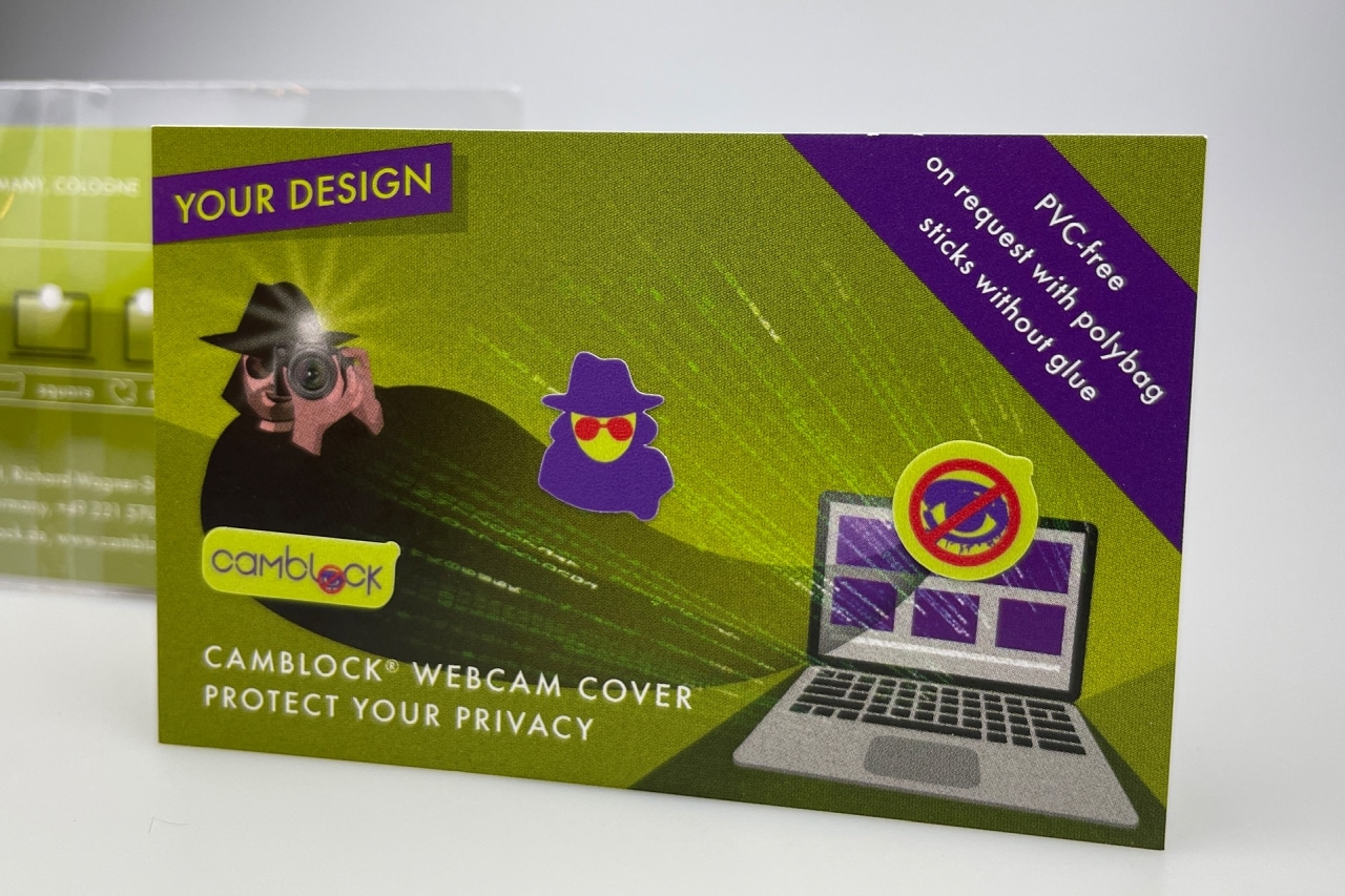 Camblock Webcam Cover - printed with your design