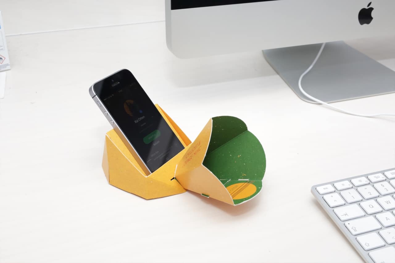 Grammophone - Smartphone holder - printed with your design