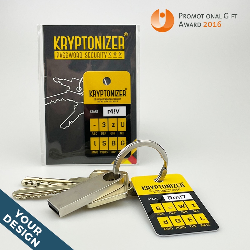 Kryptonizer - Carriercard and Keytag - individually printed