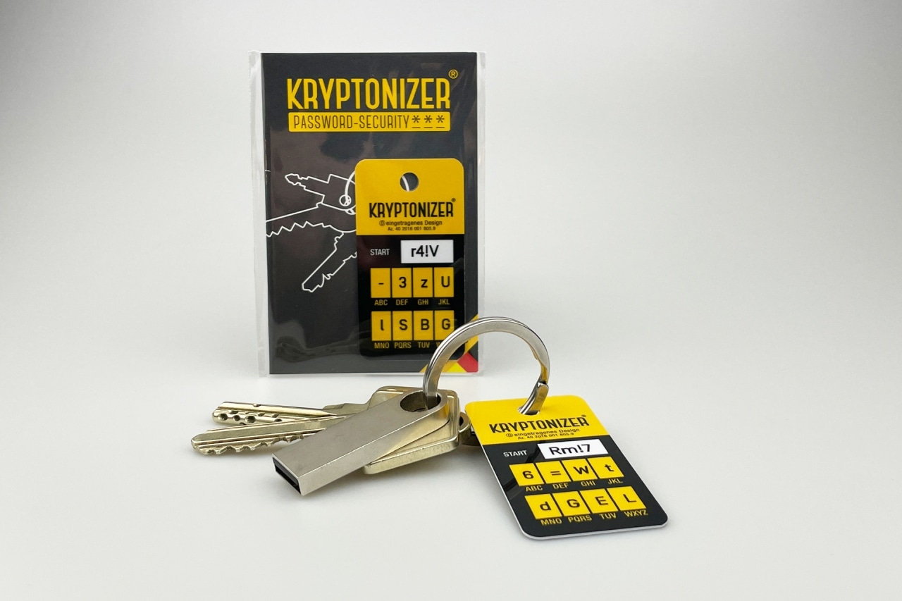 Kryptonizer - Password trainer - individually printed with your design